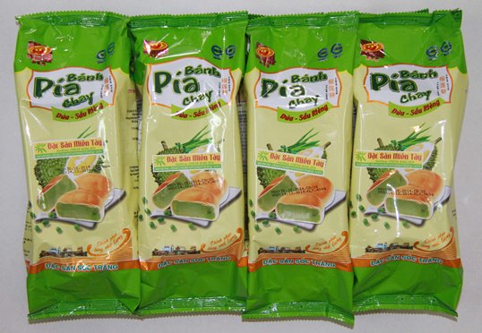 bánh pía chay lá dứa Tân Huê Viên