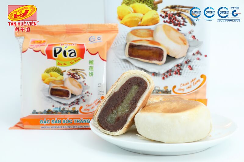 bánh pía đậu đỏ Tân Huê Viên