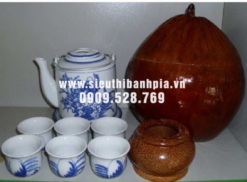 Vỏ bình giữ ấm trái dừa
